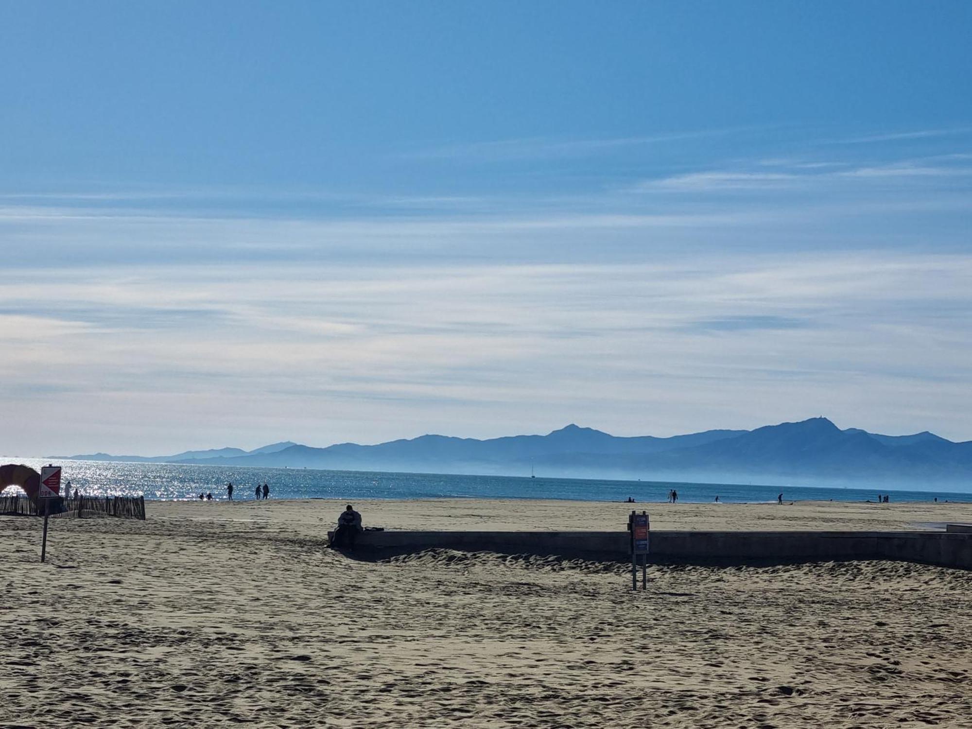 Studio Cosy Climatise Vue Mer Canet Plage 3Etoiles Exteriér fotografie