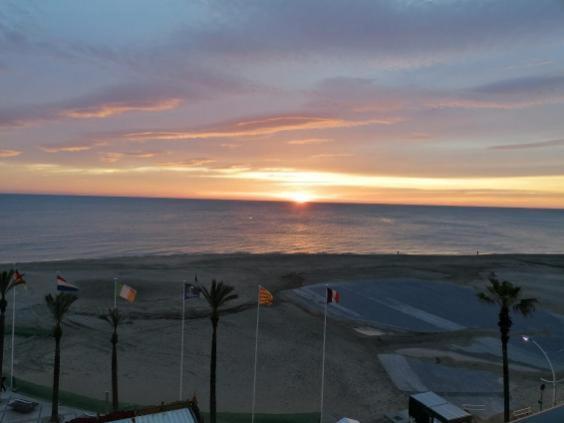 Studio Cosy Climatise Vue Mer Canet Plage 3Etoiles Exteriér fotografie