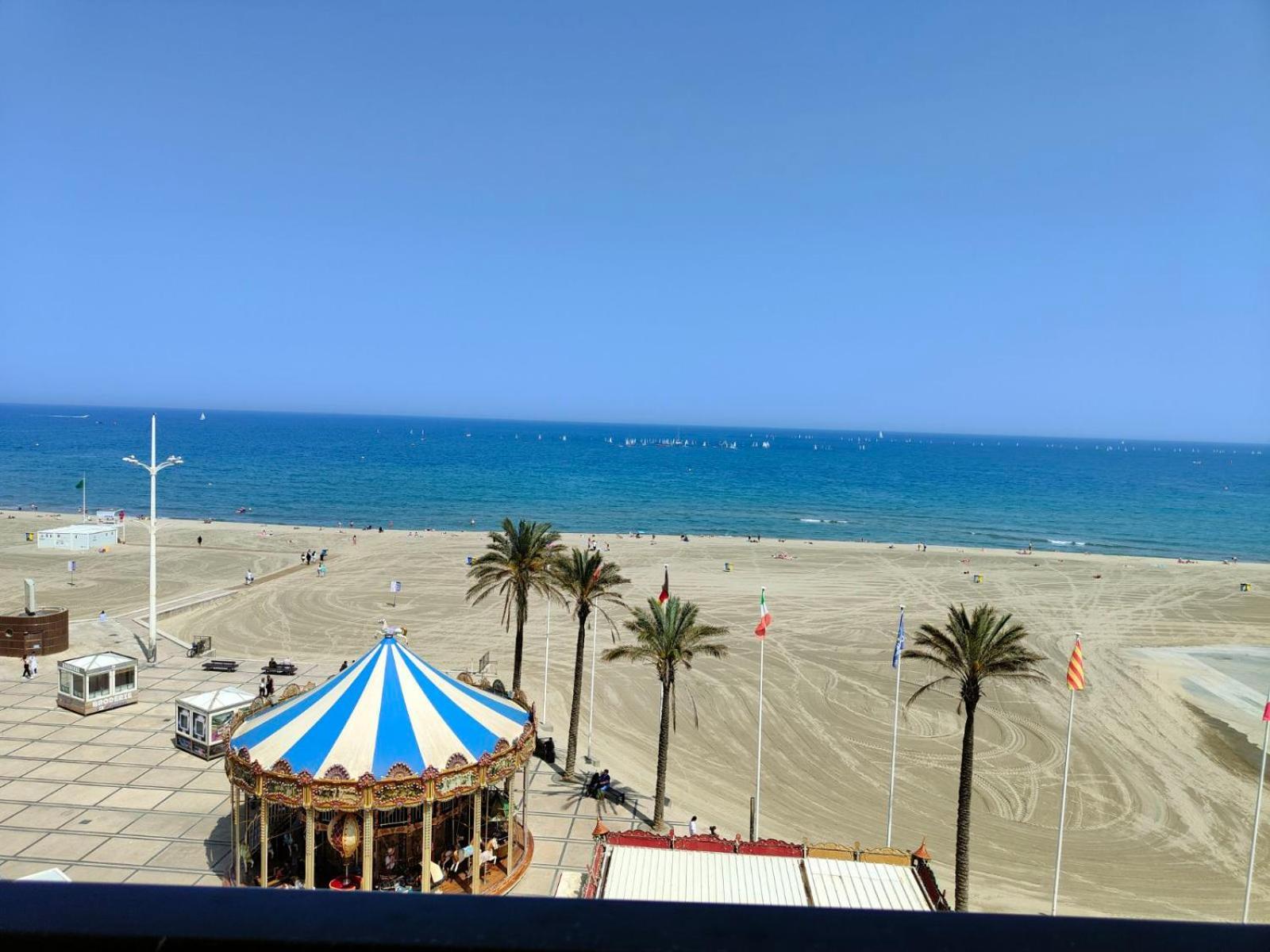 Studio Cosy Climatise Vue Mer Canet Plage 3Etoiles Exteriér fotografie