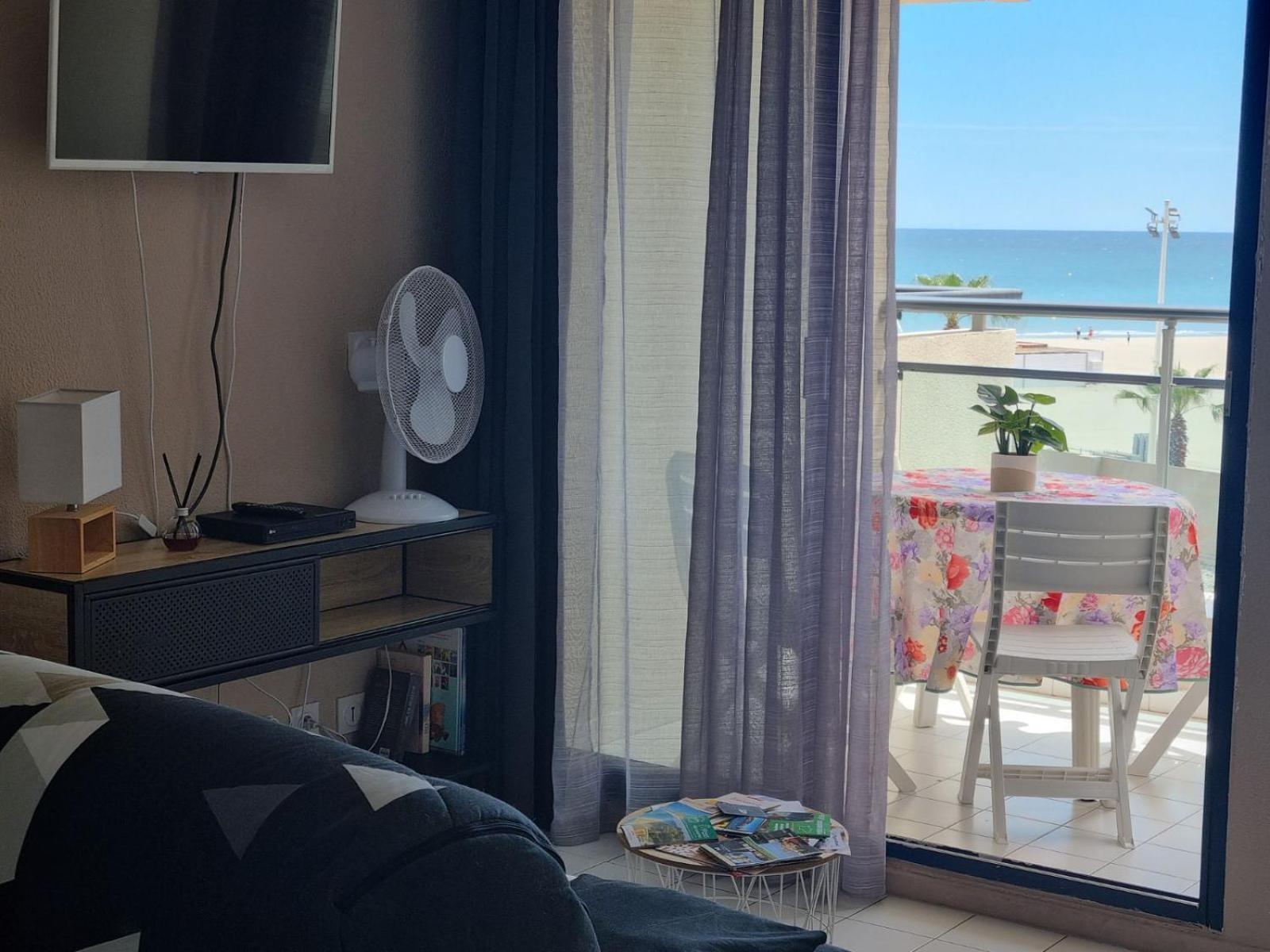 Studio Cosy Climatise Vue Mer Canet Plage 3Etoiles Exteriér fotografie